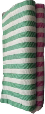 Cotton colors Cotton 300 GSM Bath Gamcha Set(Pack of 2)
