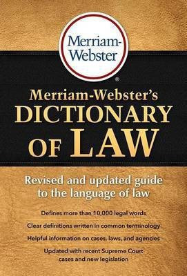 Merriam-Webster's Dictionary of Law(English, Paperback, unknown)