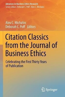 Citation Classics from the Journal of Business Ethics(English, Paperback, unknown)