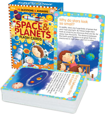 99 Question & Answers Space and Plants Flash Cards(English, Both side laminated (Box), Om Books Editorial Team)