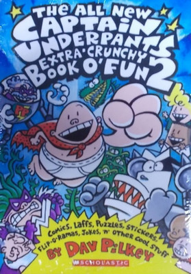 Captain Underpants: All New Extra-Crunchy Book o' Fun 2(English, Paperback, Pilkey Dav)
