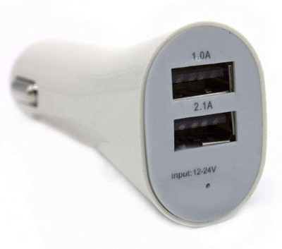 Devansh enterprises 15.5 W Turbo Car Charger(White, With USB Cable)