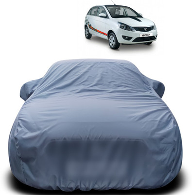 Purpleheart Car Cover For Tata Bolt (With Mirror Pockets)(Grey)