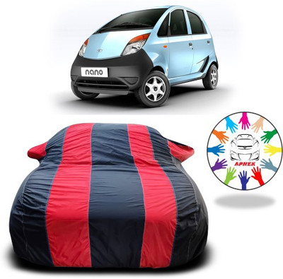 APNEK Car Cover For Tata Nano Genx (With Mirror Pockets)(Red, Blue)