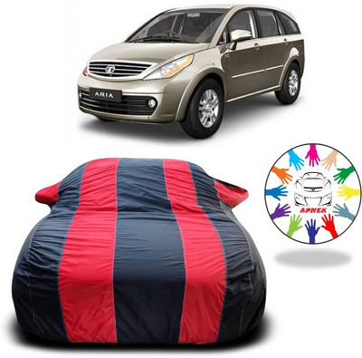 NUMBOR ONE Car Cover For Tata Aria (With Mirror Pockets)(Red, Blue)