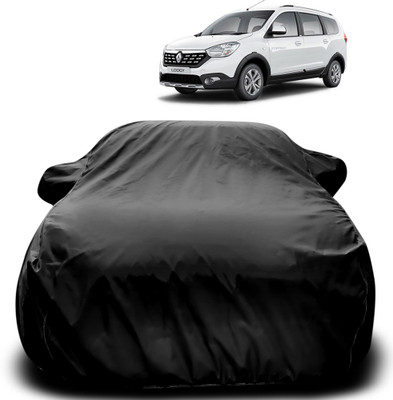 Purpleheart Car Cover For Renault Lodgy (With Mirror Pockets)(Black)