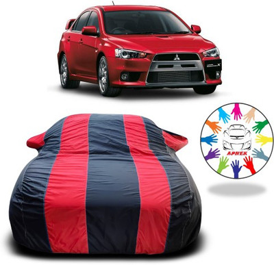 APNEK Car Cover For Mitsubishi Lancer (With Mirror Pockets)(Red, Blue)