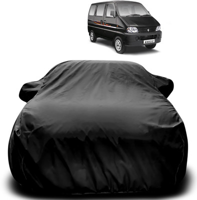 Purpleheart Car Cover For Maruti Suzuki Eeco (With Mirror Pockets)(Black)