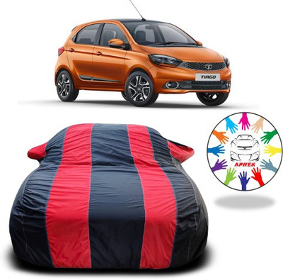 APNEK Car Cover For Tata Tiago EV (With Mirror Pockets)(Red, Blue)