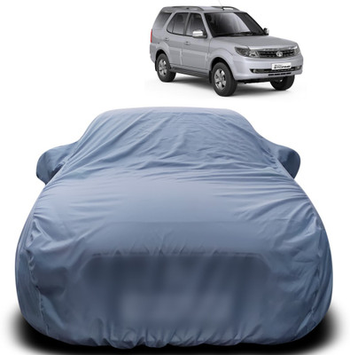 Purpleheart Car Cover For Tata Safari Storme (With Mirror Pockets)(Grey)