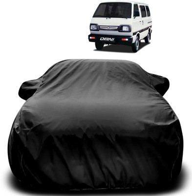 Purpleheart Car Cover For Maruti Suzuki Omni (With Mirror Pockets)(Black)