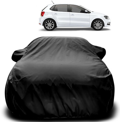 Purpleheart Car Cover For Volkswagen Polo Equisite (With Mirror Pockets)(Black)