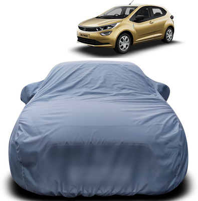 Purpleheart Car Cover For Tata Altroz (With Mirror Pockets)(Grey)