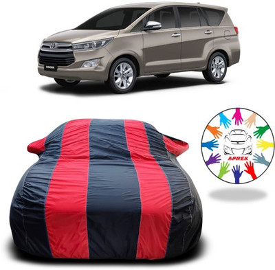APNEK Car Cover For Toyota Innova Crysta Facelift (With Mirror Pockets)(Red, Blue)