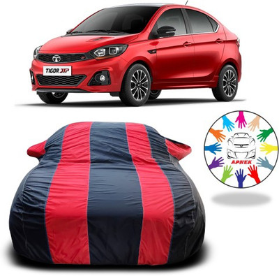 APNEK Car Cover For Tata Tigor (With Mirror Pockets)(Red, Blue)