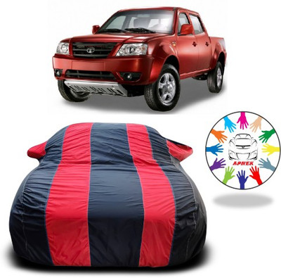 APNEK Car Cover For Tata Xenon (With Mirror Pockets)(Red, Blue)