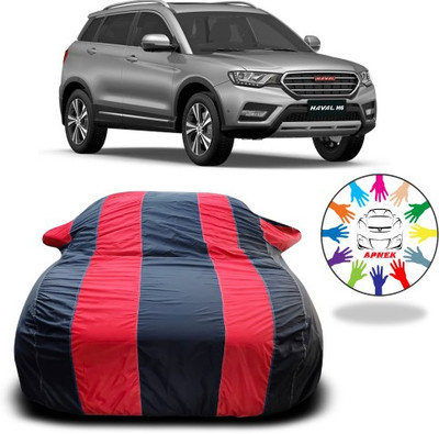 APNEK Car Cover For Haval H6 (With Mirror Pockets)(Red, Blue)