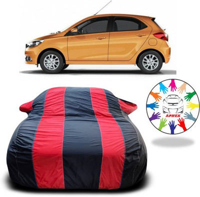 APNEK Car Cover For Tata Tiago Facelift (With Mirror Pockets)(Red, Blue)