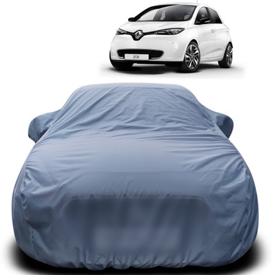 Purpleheart Car Cover For Renault Triber (With Mirror Pockets)(Grey)