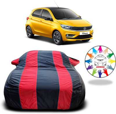 APNEK Car Cover For Tata Tiago JTP (With Mirror Pockets)(Red, Blue)