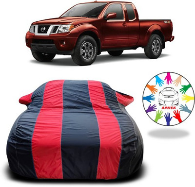 APNEK Car Cover For Nissan Frontier (With Mirror Pockets)(Red, Blue)