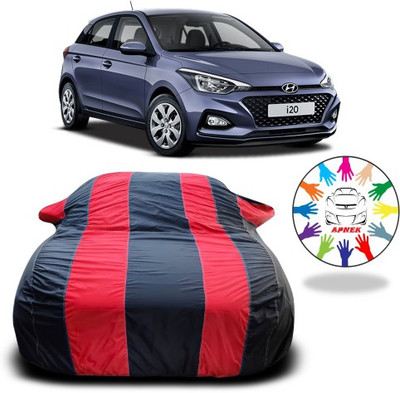NUMBOR ONE Car Cover For Hyundai i20 Active (With Mirror Pockets)(Red, Blue)