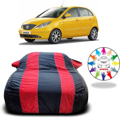 APNEK Car Cover For Tata Indica (With Mirror Pockets)(Red, Blue)