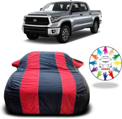 NUMBOR ONE Car Cover For Toyota Tundra (With Mirror Pockets)(Red, Blue)