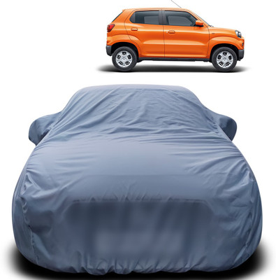 Purpleheart Car Cover For Maruti Suzuki S-Presso (With Mirror Pockets)(Grey)