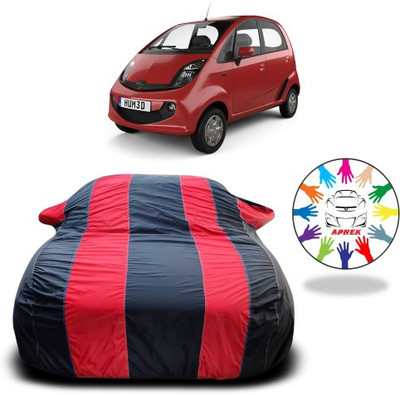 APNEK Car Cover For Tata Nano (With Mirror Pockets)(Red, Blue)