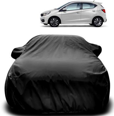 Purpleheart Car Cover For Honda Brio (With Mirror Pockets)(Black)