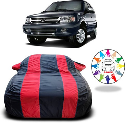 APNEK Car Cover For Tata Safari Storme (With Mirror Pockets)(Red, Blue)