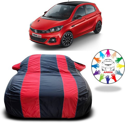 APNEK Car Cover For Tata Tiago NRG (With Mirror Pockets)(Red, Blue)