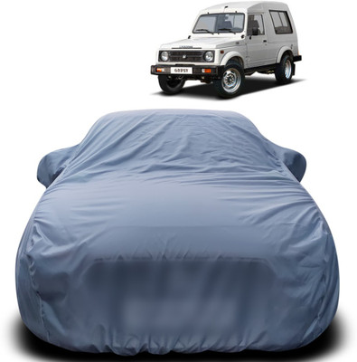 Purpleheart Car Cover For Maruti Suzuki Gypsy (With Mirror Pockets)(Grey)