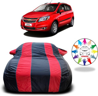 NUMBOR ONE Car Cover For Chevrolet Sail UVA (With Mirror Pockets)(Red, Blue)