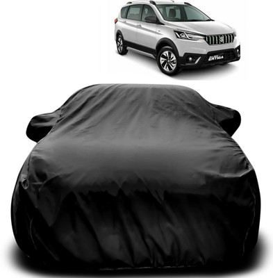 Purpleheart Car Cover For Maruti Suzuki Ertiga (With Mirror Pockets)(Black)