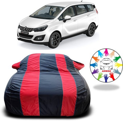 APNEK Car Cover For Mahindra Marazzo (With Mirror Pockets)(Red, Blue)