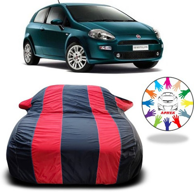 NUMBOR ONE Car Cover For Fiat Grande Punto (With Mirror Pockets)(Red, Blue, For 2021 Models)