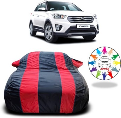 NUMBOR ONE Car Cover For Hyundai Creta (With Mirror Pockets)(Red, Blue, For 2021 Models)