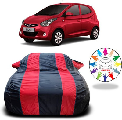 APNEK Car Cover For Hyundai Eon (With Mirror Pockets)(Red, Blue)