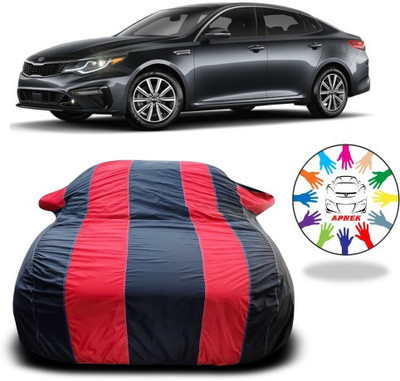 APNEK Car Cover For Kia Optima (With Mirror Pockets)(Red, Blue)