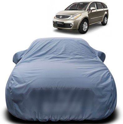 Purpleheart Car Cover For Tata Aria (With Mirror Pockets)(Grey)
