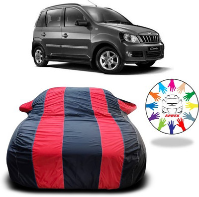 NUMBOR ONE Car Cover For Mahindra Quanto (With Mirror Pockets)(Red, Blue)