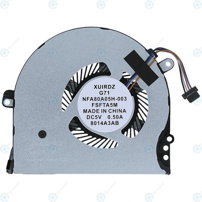 SDLAPPARTS Laptop CPU Cooling Fan for HP Pavilion 15CC 15-CC 15-CC708TX 15-CC715TX 15-CC710TX Series (4 Pin) P/N 927918-001 NFB80A05H-003 Cooler(Silver)