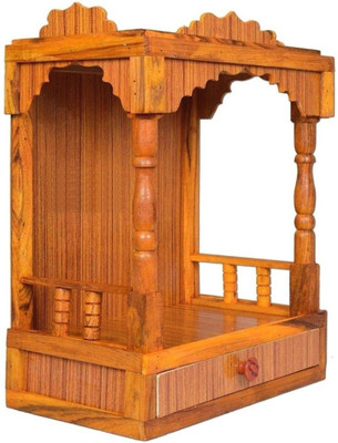 SANRACHNA ENT Temple8x12Wooden Engineered Wood Home Temple(Height: 45, Pre-assembled)