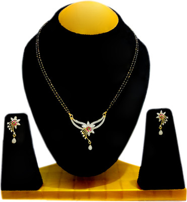 UNIFED CREATIONS Metal, Alloy Gold-plated Multicolor Jewellery Set(Pack of 1)