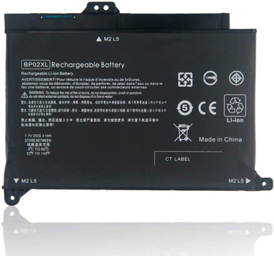 Laptrix Laptop Battery Compatible for BP02XL with Pavilion Notebook PC 15 15-AU010WM 15-AU018WM Series Laptop Fit BP02XL HSTNN-UB7B BP02041XL HSTNN-LB7H 2ICP7/65/80 CF-VZSU46 4 Cell Laptop Battery
