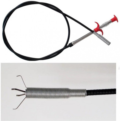 JMALL ™ Drainage Block Remover Drain Spring Pipe, Braided Wire, Brush | Kitchen Multi-purpose Plunger