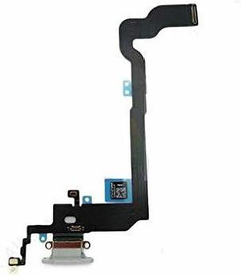 Shockware USB Port Charging Board_17 iPhone X Silver Charging PCB Complete Flex