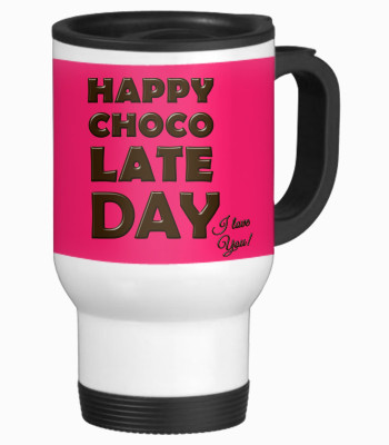 46% OFF on TIED RIBBONS Happy Chocolate Day I Love You Travel Ceramic Coffee Mug(350 ml) 46% OFF on TIED RIBBONS Happy Chocolate Day I Love You Travel Ceramic Coffee Mug(350 ml)